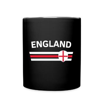 England fan tshirt/trikot for global competitions - Full Colour Mug - black - Front