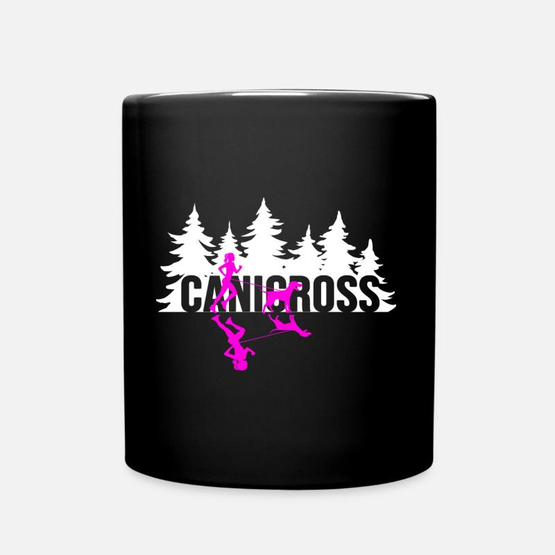 Canicross dogrun running avec chiens de sport - Mug uni - noir