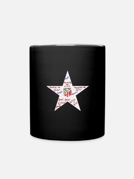 Étoile d’argent des Aléti et phrases emblématiques - Mug uni - noir