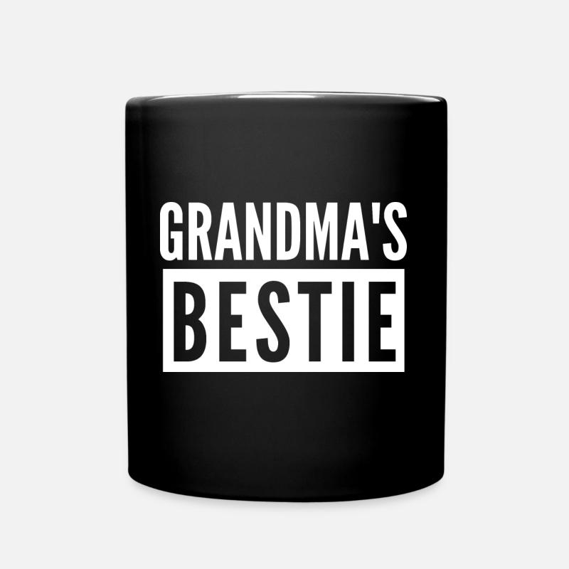 GRANDMA'S BESTIE - Full Colour Mug - black