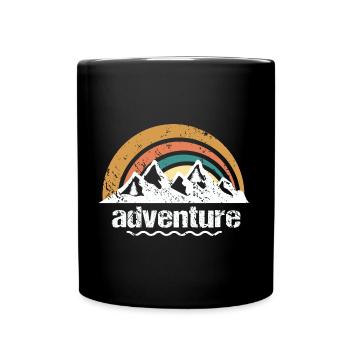 Aventure - Mug uni - noir - Devant