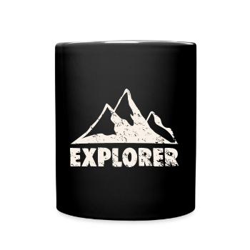 EXPLORER - Tasse einfarbig - Schwarz - Vorne