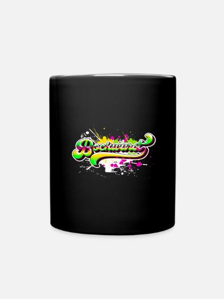 Bockwurst Graffiti - Tasse einfarbig - Schwarz