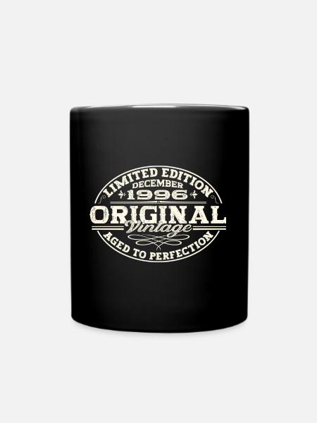 Original Dezember 1996 26. Geburtstag Geschenk - Tasse einfarbig - Schwarz