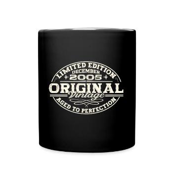 Original December 2005 17th Birthday Gift - Full Colour Mug - black - Front