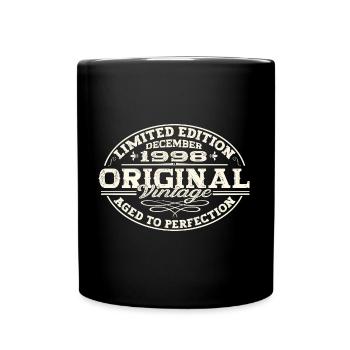 Original December 1998 24th Birthday Gift - Full Colour Mug - black - Front