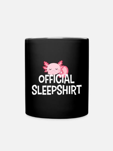 Axolotl - Tasse einfarbig - Schwarz
