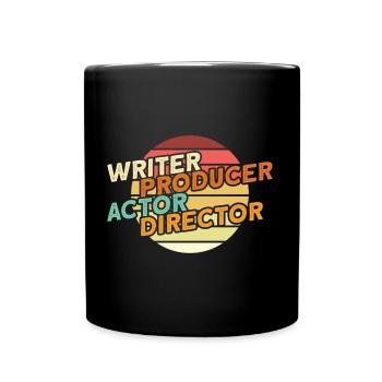 Filmmaker Action Director - Full Colour Mug - black - Front