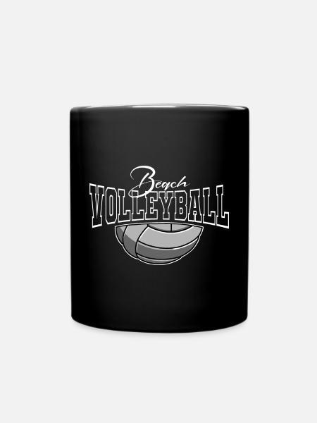 Beach-volley - Mug uni - noir