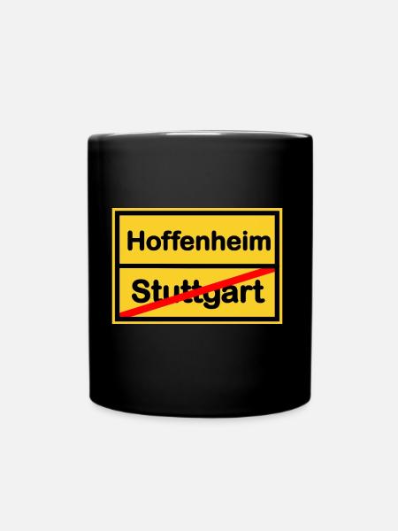 Die Hoffenheim Unterstützer - Tasse einfarbig - Schwarz