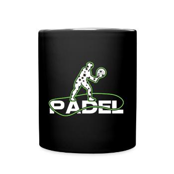 Padel Padel Tennis Padel Joueur de Tennis Padel Star - Mug uni - noir - Devant