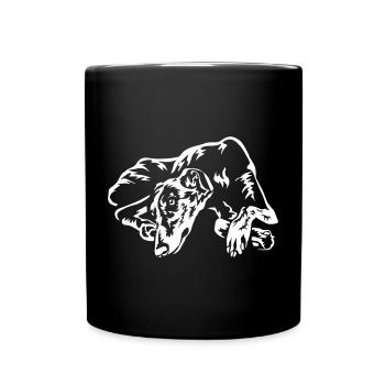 Galgo « Édition Noire » - Mug uni - noir - Devant
