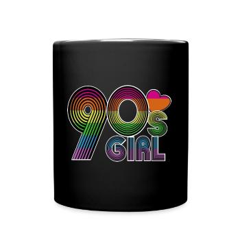 90s Girl - Full Colour Mug - black - Front
