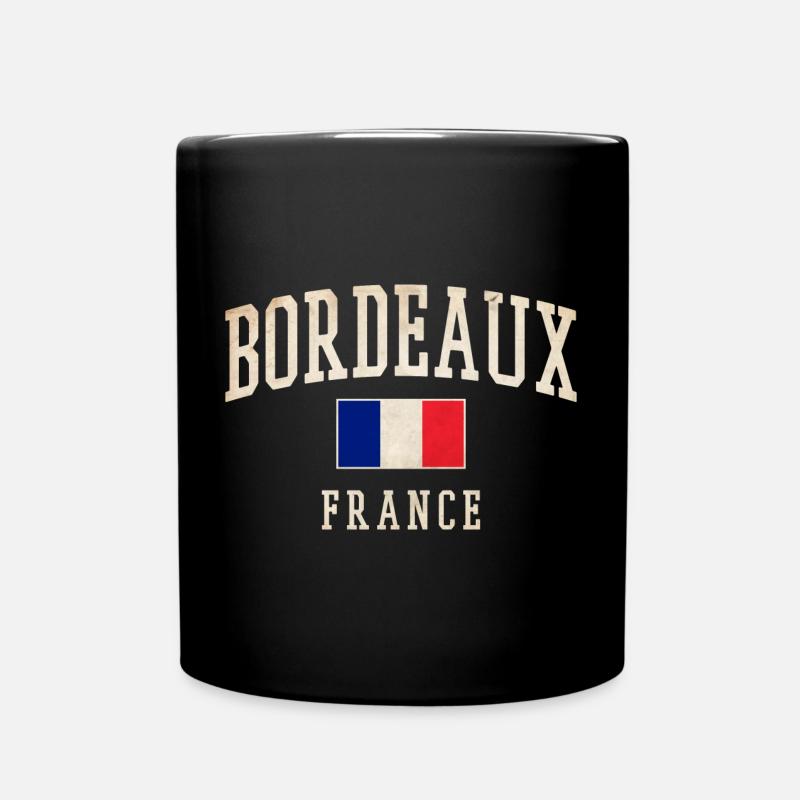 Bordeaux France - Mug uni - noir