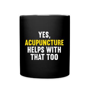 Acupuncture Acupuncteur - Mug uni - noir - Devant