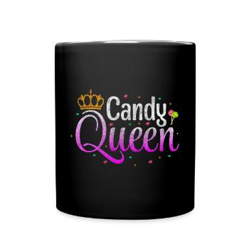 Candy Cupcake Lollipop - Mug uni - noir - Devant