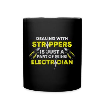 Electricité Electronique Électrique - Mug uni - noir - Devant