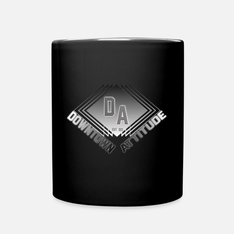 Downtown Attitude - Tasse einfarbig - Schwarz