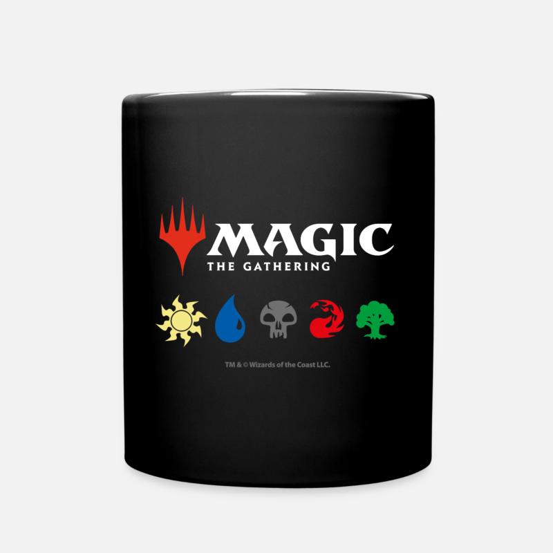 Magic: De samlende symboler på magi - Ensfarvet krus - sort