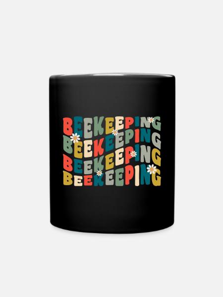 Beekeeper Hobby - Full Colour Mug - black