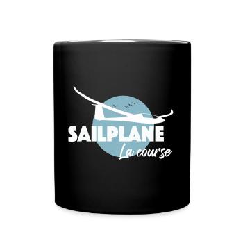 SAILPLANE La course - Mug uni - noir - Devant