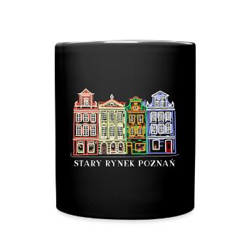 Alter Markt Posen, Polen historische Fassaden - Tasse einfarbig - Schwarz - Vorne