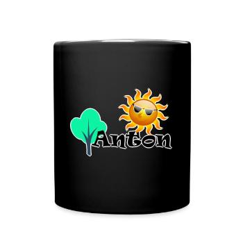 Anton - Mug uni - noir - Devant