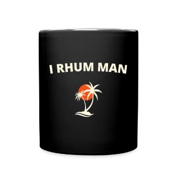 I rhum man - Mug uni - noir - Devant