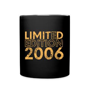 Édition limitée 2006 18e cadeau d’anniversaire - Mug uni - noir - Devant