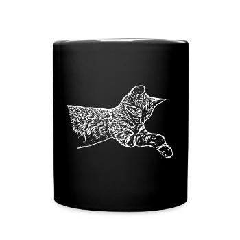 Chaton Chaton Chaton Blanc Chemise Cadeau - Mug uni - noir - Devant