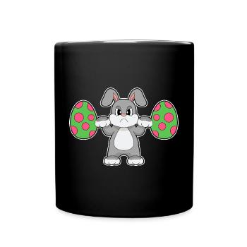Culturisme de Pâques Bunny - Mug uni - noir - Devant