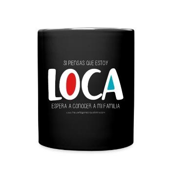 I'm crazy (dark) - Full Colour Mug - black - Front