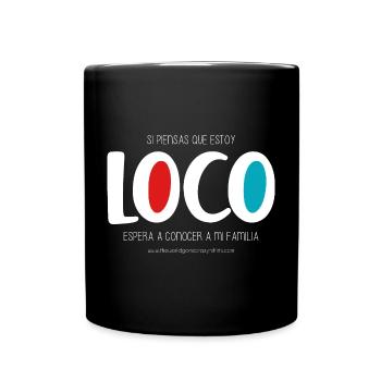 I'm crazy (dark) - Full Colour Mug - black - Front