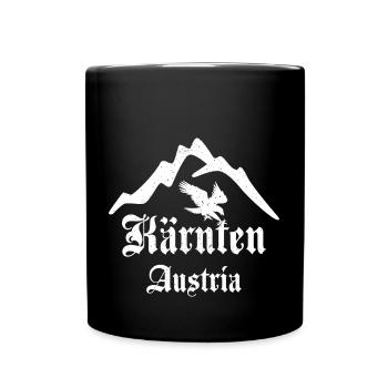 Carinthia Austria Mountains Coat of arms Austria - Full Colour Mug - black - Front