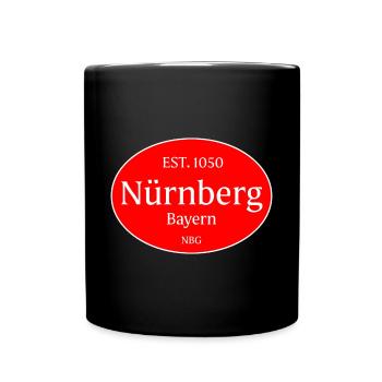 Nuremberg, Germany - Full Colour Mug - black - Front