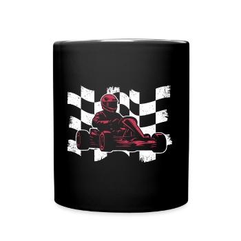 Kart Race Kart Karts Garçons Hommes Go-Kart - Mug uni - noir - Devant