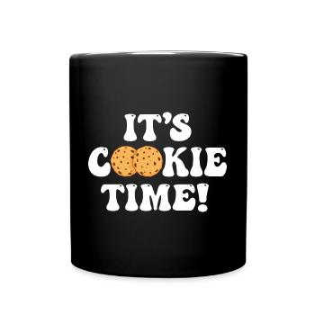 It's Cookie Time - Full Colour Mug - black - Front