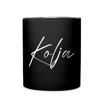 Kolja Name T-Shirt Geschenk Für Männer - Tasse einfarbig - Schwarz - Vorne