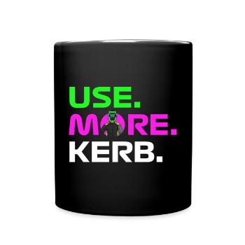 USE. MORE. KERB. - Full Colour Mug - black - Front
