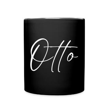 Otto Name T-Shirt Gift for Men - Full Colour Mug - black - Front