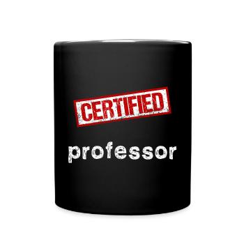 Professor - Full Colour Mug - black - Front