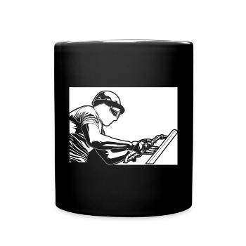 Souder - Mug uni - noir - Devant