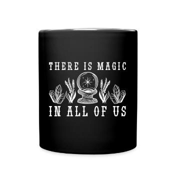 Dream Catcher Feather Faith Mandala - Full Colour Mug - black - Front