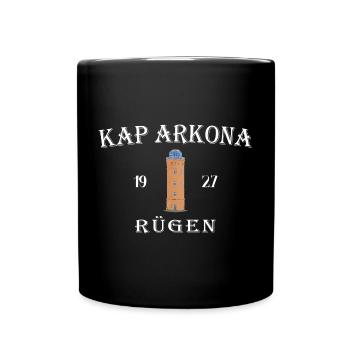 Rügen, Cape Arkona Bearing Tower, German Baltic Sea Island - Full Colour Mug - black - Front
