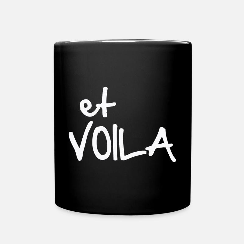 ET VOILA - Tasse einfarbig - Schwarz