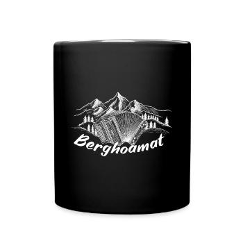 Harmonica Alps - Berghoamat (f) | ZiachON! - Full Colour Mug - black - Front