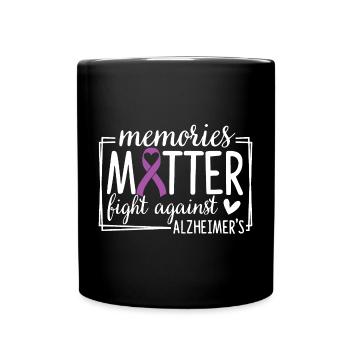 Memories Matter Kampf gegen Alzheimer - Tasse einfarbig - Schwarz - Vorne