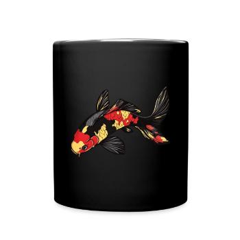 Beautiful Koi - Full Colour Mug - black - Front