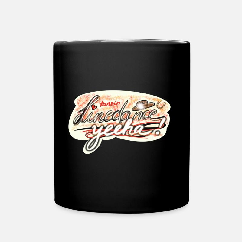 Tanzen und Dance Linedance Design - Tasse einfarbig - Schwarz