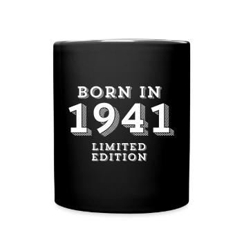 83 Jahre, Geburtsjahr, Geburtsdatum - Tasse einfarbig - Schwarz - Vorne
